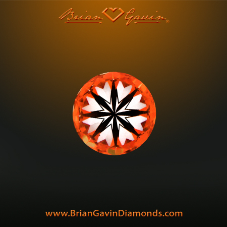 0.440 D VS2 Signature Round hearts