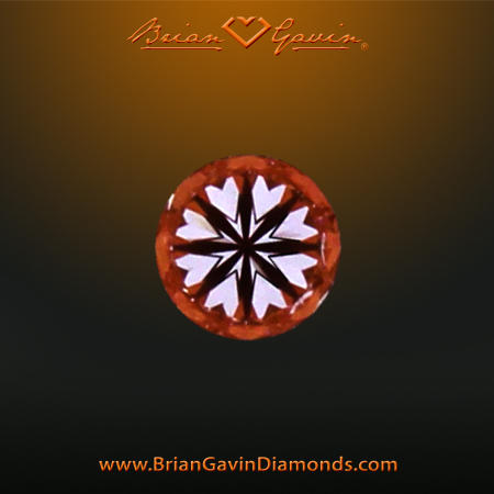 0.406 E SI1 Signature Round hearts