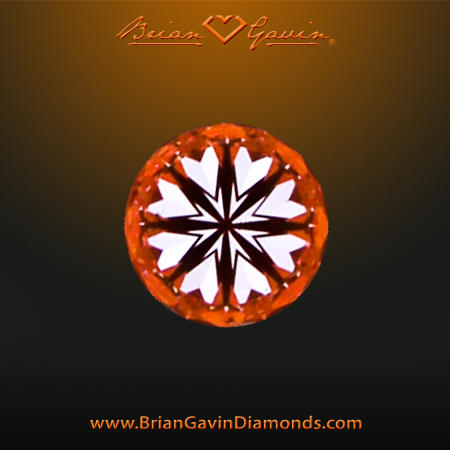 0.748 F SI1 Signature Round hearts