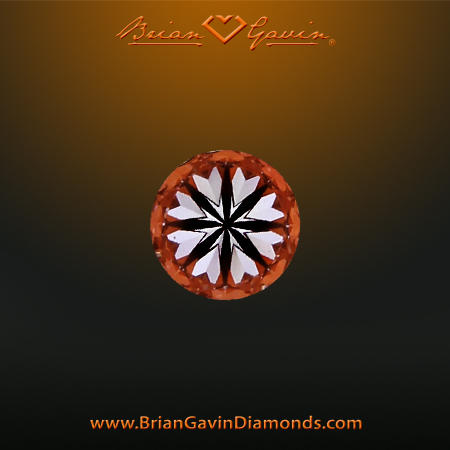 0.256 G VS1 Signature Round hearts