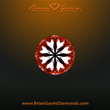 0.308 E SI1 Signature Round hearts