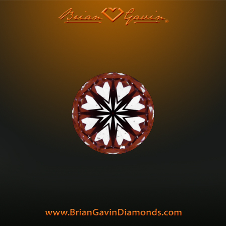 0.414 E VS2 Signature Round hearts