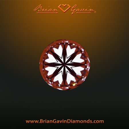 0.332 F SI1 Signature Round hearts