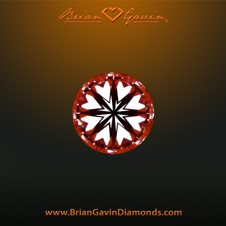 0.254 E VS2 Signature Round hearts