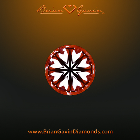 0.254 E VS2 Signature Round hearts
