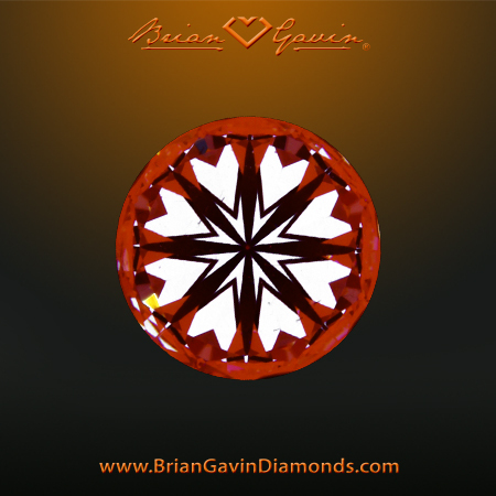 0.912 I SI1 Signature Round hearts