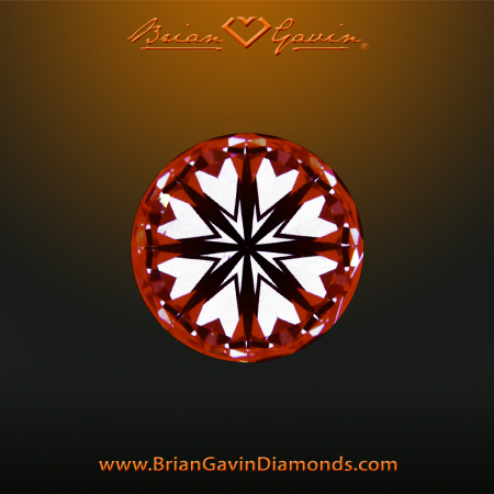 0.726 I SI1 Signature Round hearts