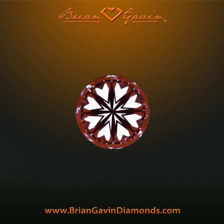 0.257 F VS1 Signature Round hearts