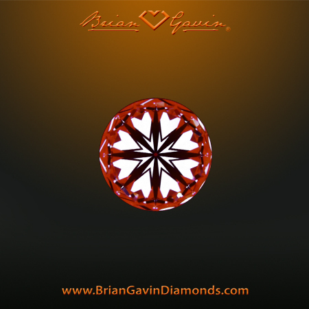 0.354 F VS1 Signature Round hearts