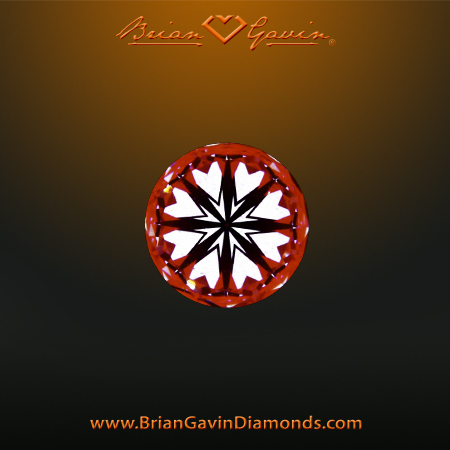 0.306 E VS1 Signature Round hearts