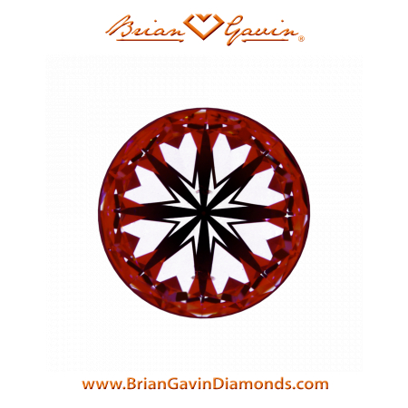 2.848 I SI1 Signature Round hearts