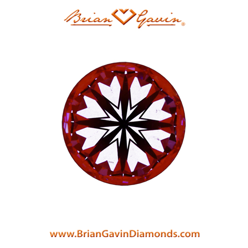 0.504 F SI1 Signature Round hearts