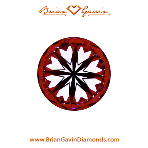 0.548 E VVS2 Signature Round hearts