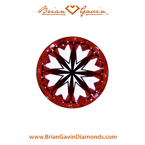 0.595 E VVS2 Signature Round hearts