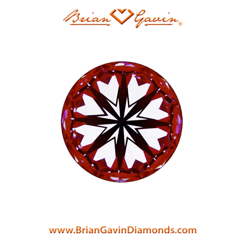 0.558 G VS1 Signature Round hearts