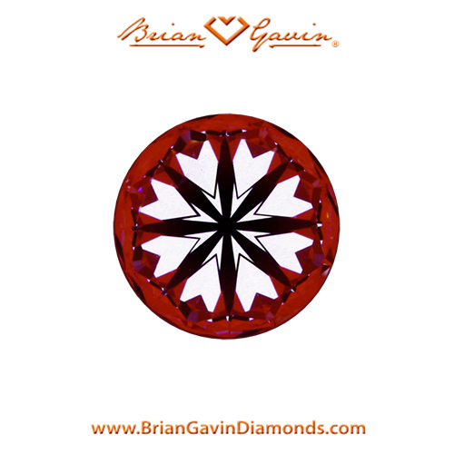 0.557 E VS1 Signature Round hearts