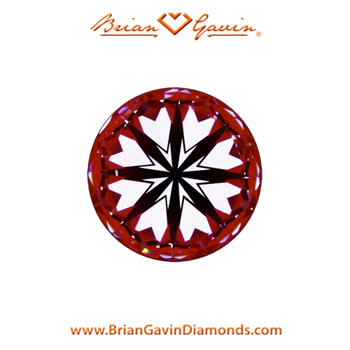 0.584 F VVS2 Signature Round hearts