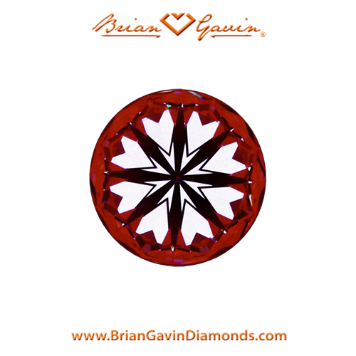 0.542 F VS1 Signature Round hearts