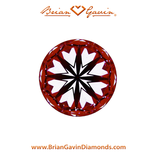 0.554 G VVS2 Signature Round hearts