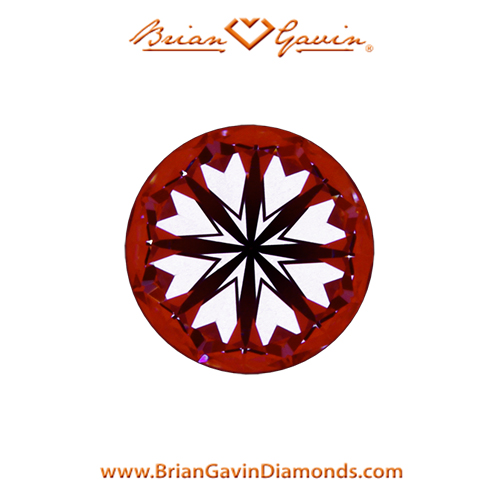 0.536 F VS1 Signature Round hearts
