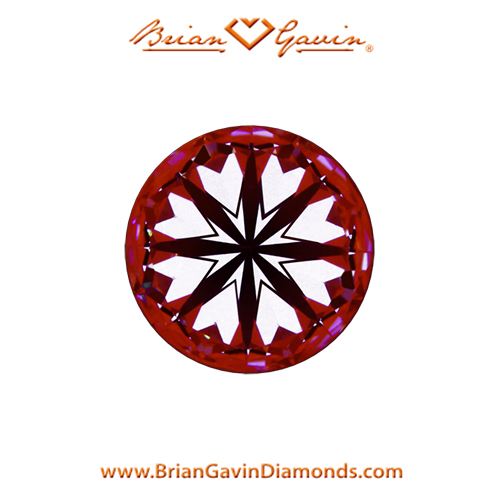 0.765 F VS1 Signature Round hearts