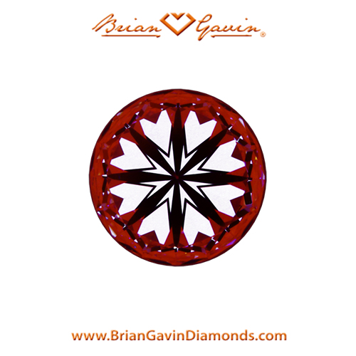 0.737 D SI1 Signature Round hearts