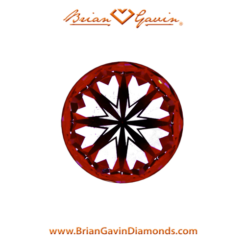 0.817 K VS1 Signature Round hearts