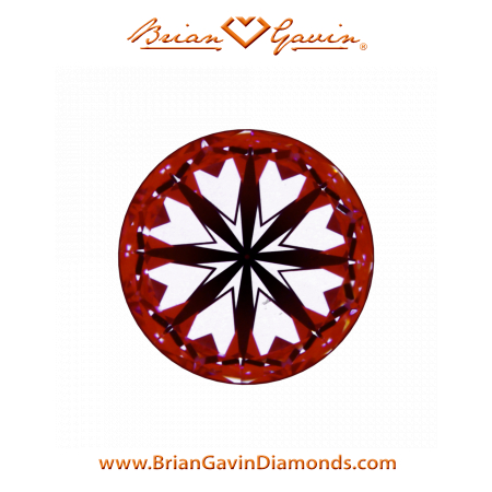 0.862 D SI1 Signature Round hearts