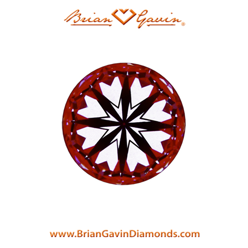 0.303 E SI1 Signature Round hearts