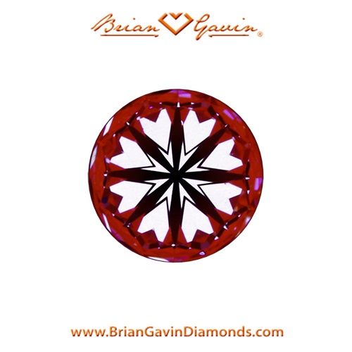 0.302 E SI1 Signature Round hearts