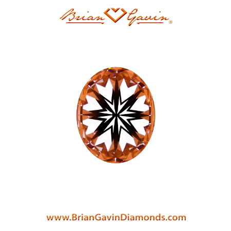 0.503 F VVS2 Brian Gavin Signature Oval hearts