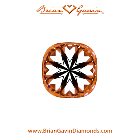 0.467 K VS1 Brian Gavin Signature Cushion hearts