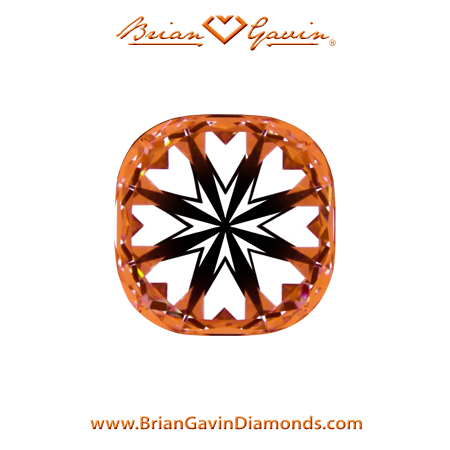 0.834 G VVS2 Signature Cushion hearts
