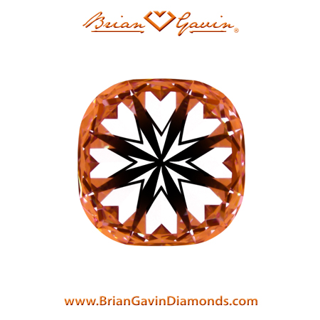 0.91 F VVS2 Signature Cushion hearts