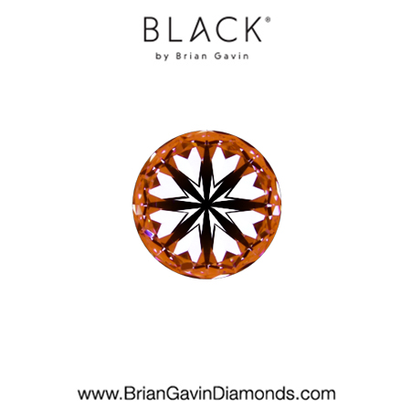 0.31 D VVS1 Black by Brian Gavin Round hearts
