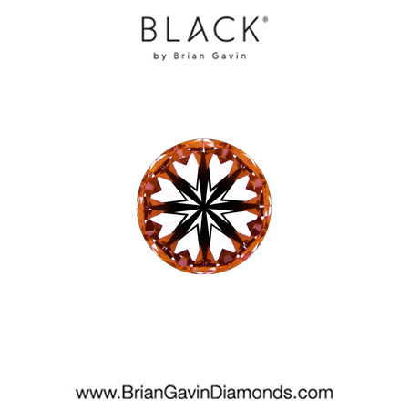 0.25 E VS1 Black by Brian Gavin Round hearts