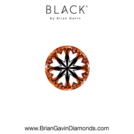 0.20 G VVS2 Black by Brian Gavin Round hearts