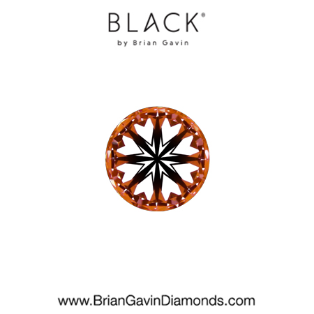 0.20 G VVS1 Black by Brian Gavin Round hearts