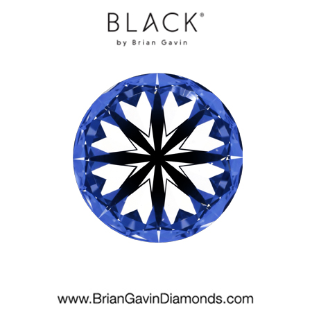 1.73 D VVS1 Black by Brian Gavin Round hearts