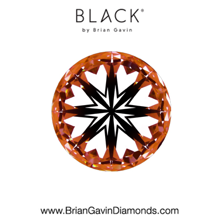 2.04 G VVS2 Black by Brian Gavin Round hearts