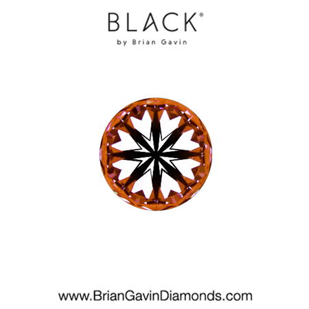 0.32 D VS2 Black by Brian Gavin Round hearts