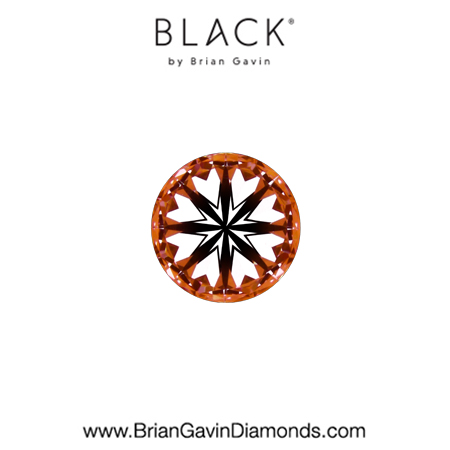 0.25 E VS1 Black by Brian Gavin Round hearts