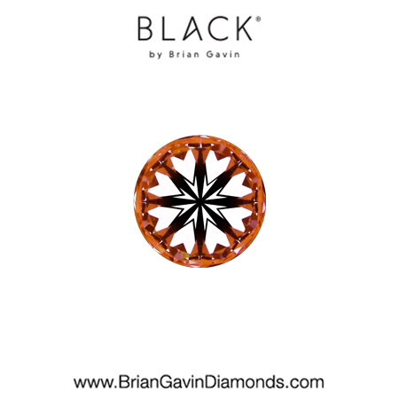 0.21 G VVS1 Black by Brian Gavin Round hearts