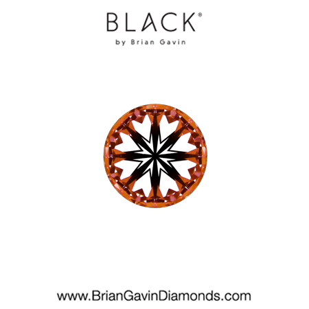 0.40 F SI1 Black by Brian Gavin Round hearts