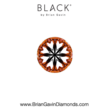 0.40 D VS1 Black by Brian Gavin Round hearts