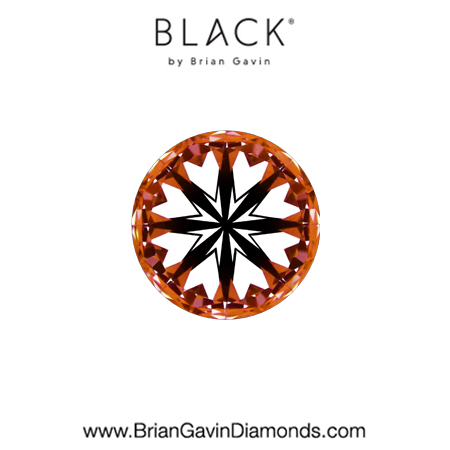 0.50 E VVS2 Black by Brian Gavin Round hearts