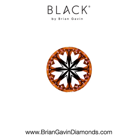 0.25 G VS1 Black by Brian Gavin Round hearts