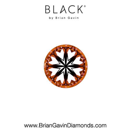 0.25 G VS1 Black by Brian Gavin Round hearts