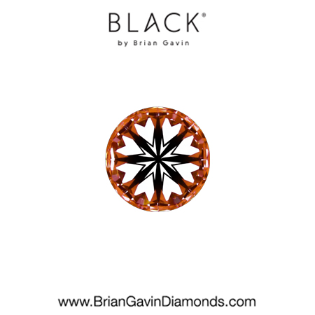 0.26 G VS2 Black by Brian Gavin Round hearts