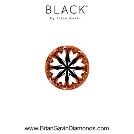 0.31 D VS1 Black by Brian Gavin Round hearts